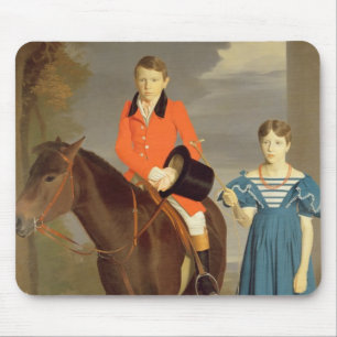 John Gubbins Newton and his Sister Mary, 1832-33 ( Mouse Pad