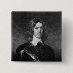 John Hampden 2 Inch Square Button