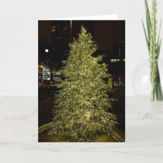 John Hancock Building Christmas Tree Holiday Card
