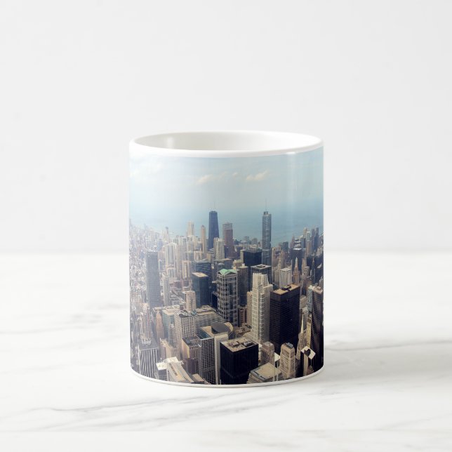 John Hancock Centre And Trump Tower, Chicago Coffee Mug (Center)