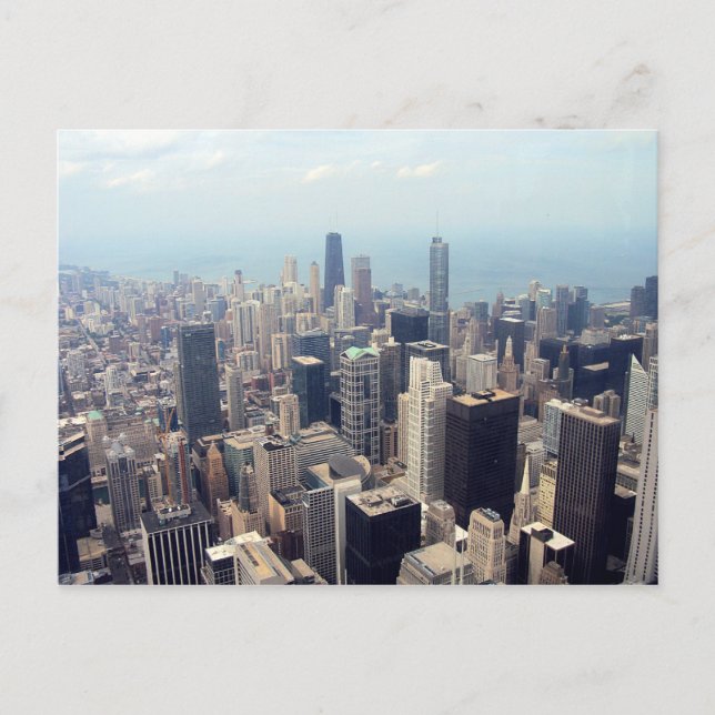 John Hancock Centre And Trump Tower, Chicago Postcard (Front)