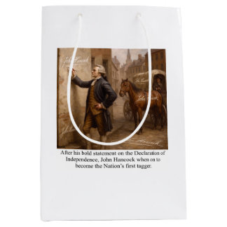 John Hancock Tagger Medium Gift Bag