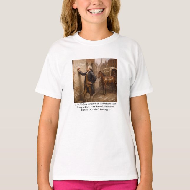 John Hancock Tagger T-Shirt (Front)