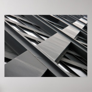 John Hancock Tower - Cross Bracing Poster