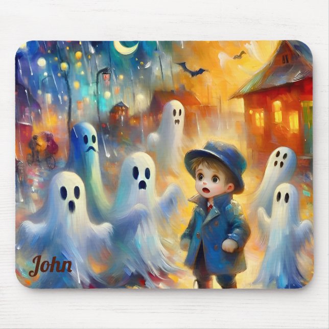 JOHN ~ Happy HALLOWEEN ~ Mouse Pad (Front)