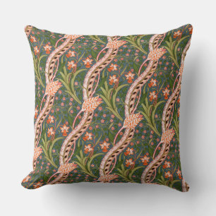 John Henry Dearle Daffodil Chintz Original Throw Pillow