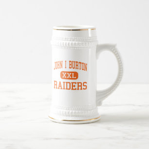 John I Burton - Raiders - High - Norton Virginia Beer Stein