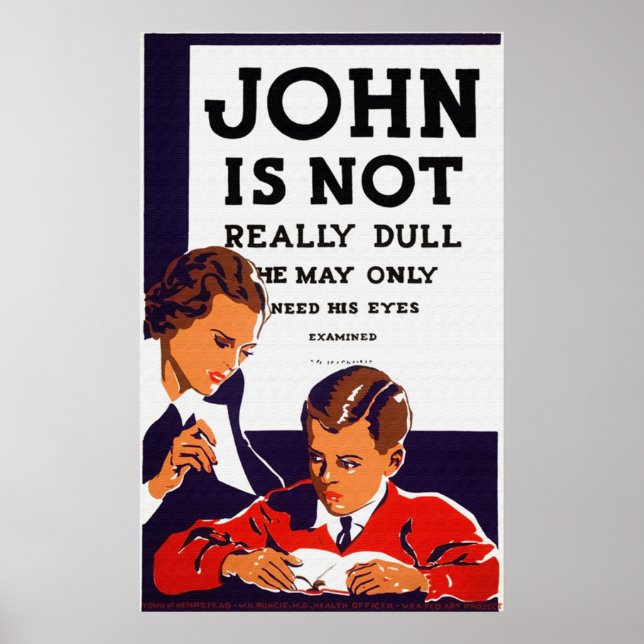 John is Not Really Dull Poster (Front)