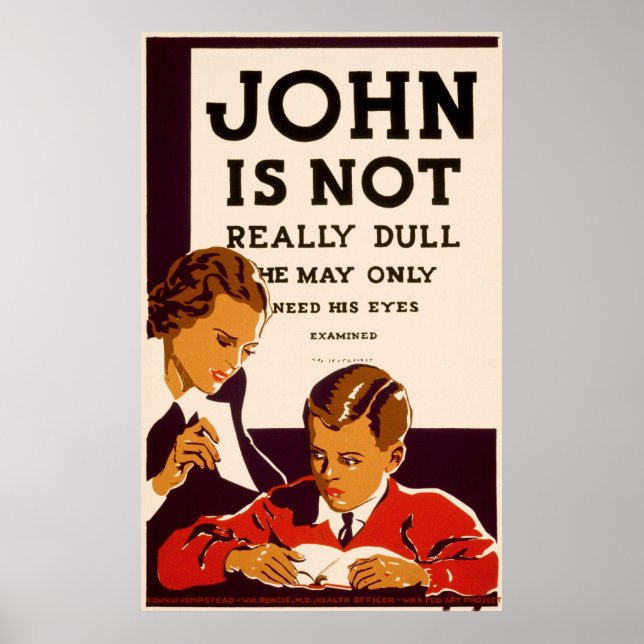 John is not really dull poster (Front)