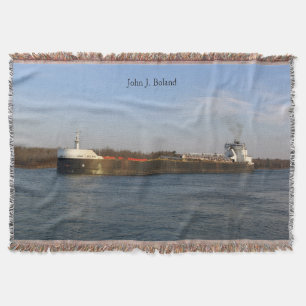 John J. Boland throw blanket