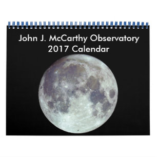 John J. McCarthy Observatory 2017 Calendar