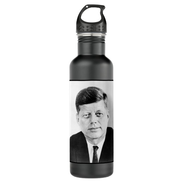 John Jack Kennedy US Presidential White House 710 Ml Water Bottle (Front)