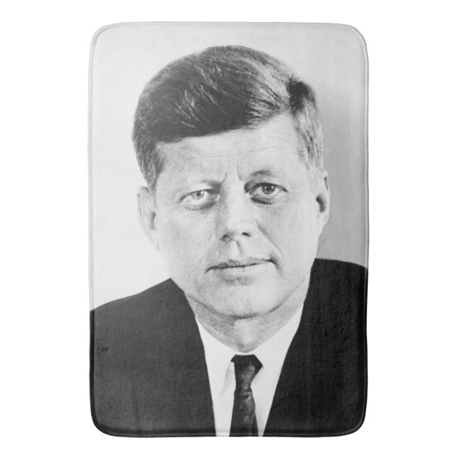 John Jack Kennedy US Presidential White House Bath Mat (Front Vertical)