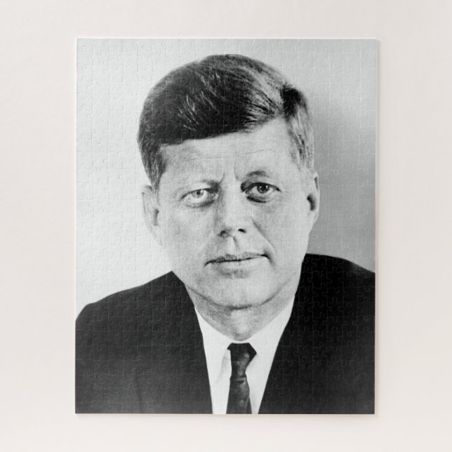 John Jack Kennedy US Presidential White House Jigsaw Puzzle (Vertical)
