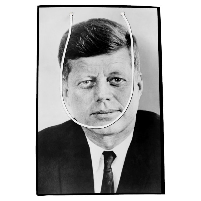 John Jack Kennedy US Presidential White House Medium Gift Bag (Front)