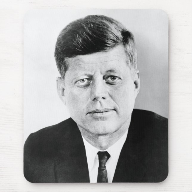 John Jack Kennedy US Presidential White House Mouse Pad (Front)