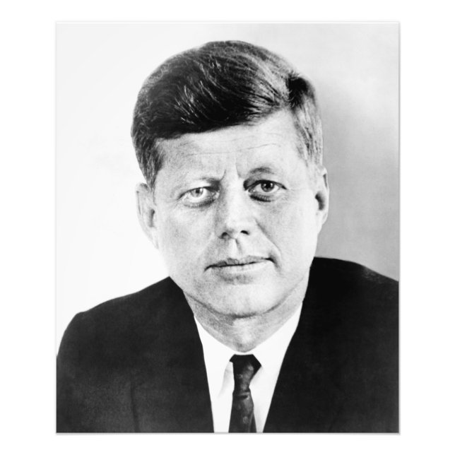 John Jack Kennedy US Presidential White House Photo Print (Front)