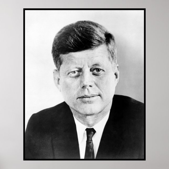 John Jack Kennedy US Presidential White House Poster (Front)