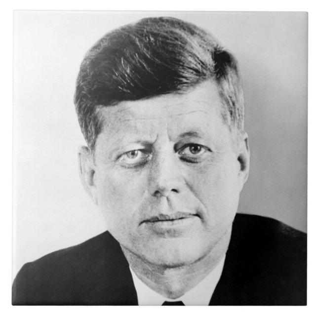 John Jack Kennedy US Presidential White House Tile (Front)