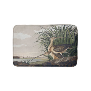 John James Audubon Long-Billed Curlew Bird Bath Mat