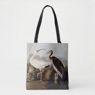 John James Audubon White Ibis Bird Print Classic Tote Bag