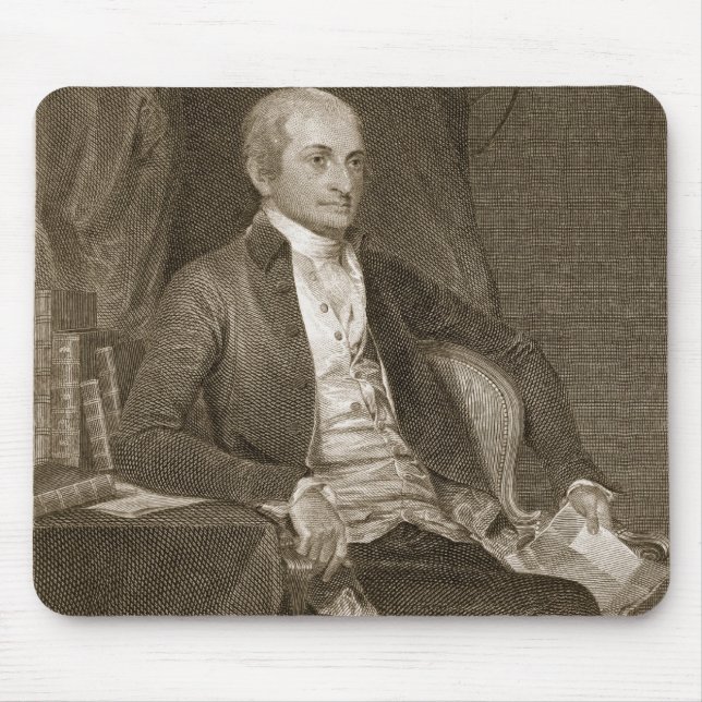 John Jay, engraved by Asher Brown Durand (1796-188 Mouse Pad (Front)