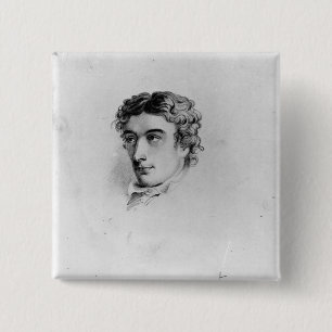 John Keats 2 Inch Square Button