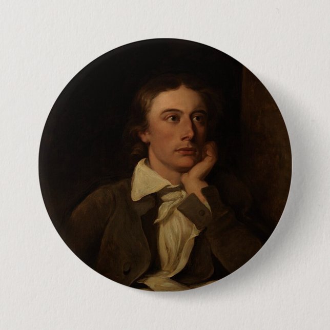 John Keats button (Front)
