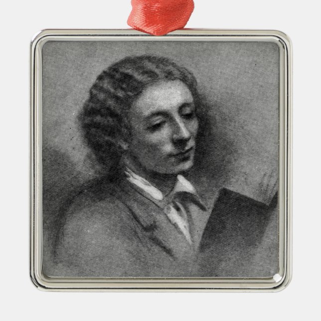 John Keats Metal Ornament (Front)