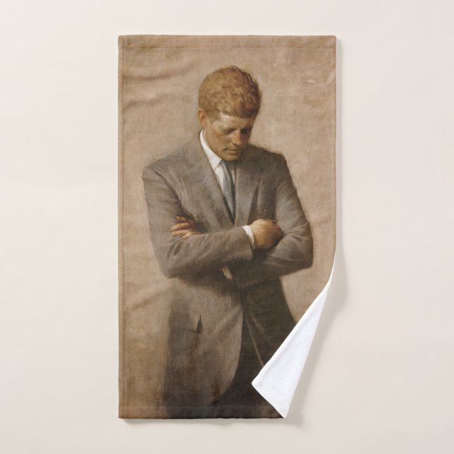 John Kennedy Portrait de la Maison-Blanche préside (Serviette à main)