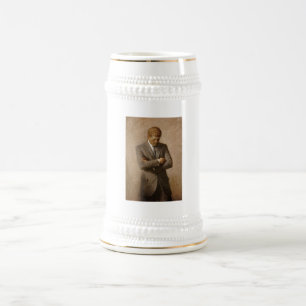 John Kennedy US Presidential White House Portrait Beer Stein