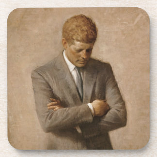 John Kennedy US Presidential White House Portrait  Coaster