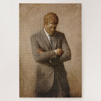 John Kennedy US Presidential White House Portrait Jigsaw Puzzle