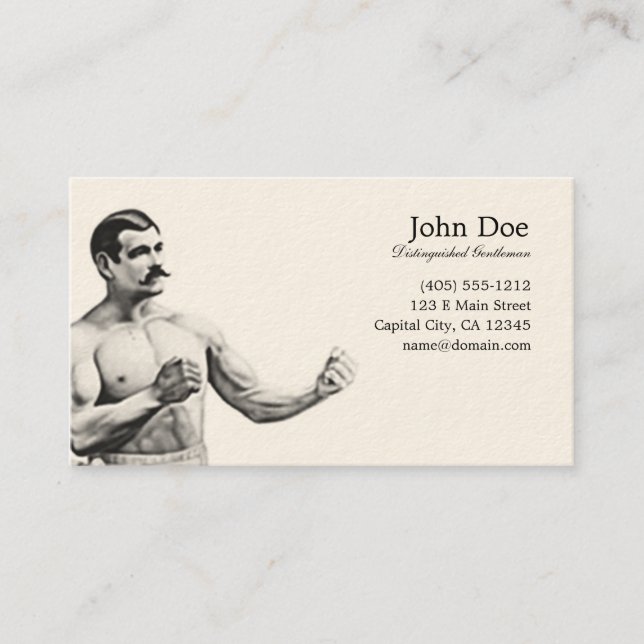 John L. Sullivan Business Card (Front)