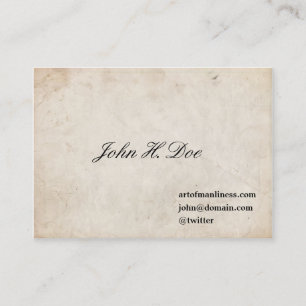 John L. Sullivan Calling Card