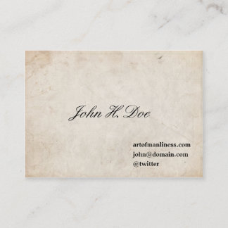 John L. Sullivan Calling Card