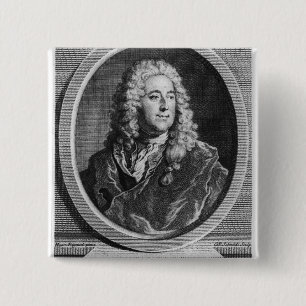 John Law 2 Inch Square Button