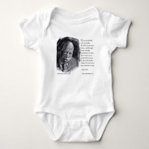 John Lewis & Quote Beautiful Portrait Baby Bodysuit