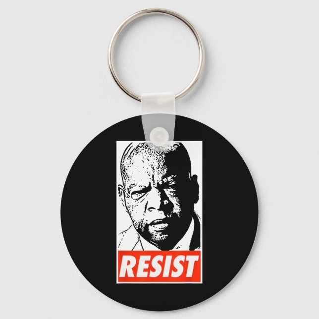 John Lewis - Resist 1  Keychain (Front)