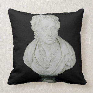 John Locke (1632-1704) (plaster) Throw Pillow