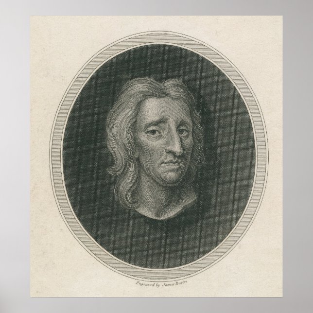 John Locke, engraved by James Basire Poster (Front)
