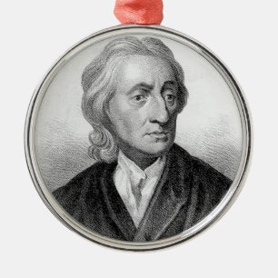 John Locke Metal Ornament