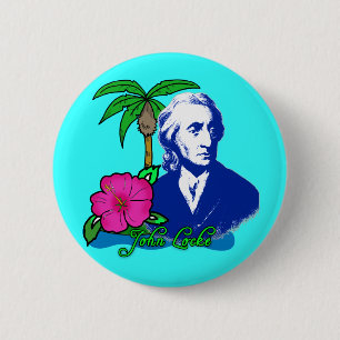John Locke on a Desert Island 2 Inch Round Button