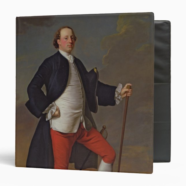 John Manners, Marquess of Granby, 1745 Binder (Front/Inside)