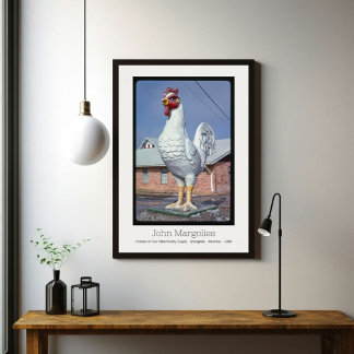 JOHN MARGOLIES - CHICKEN SPRINGDALE ARKANSAS POSTER