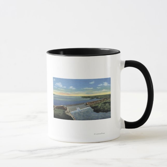 John Martin (Caddoa) Dam across Arkansas River Mug (Right)
