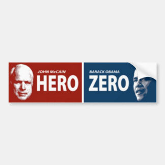 John McCain Hero Bumper Sticker