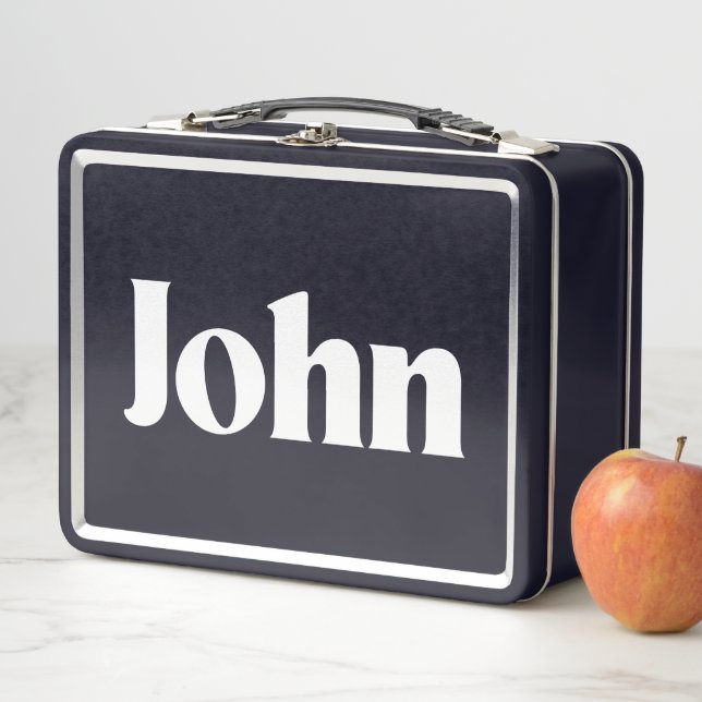 John Metal Lunch Box (In Situ)