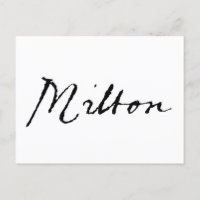 John Milton signature