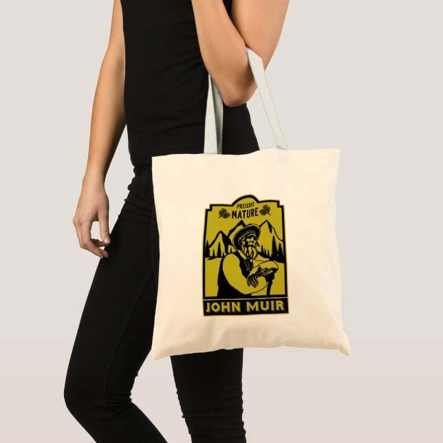 John Muir American Conservator Tote Bag (Front (Product))